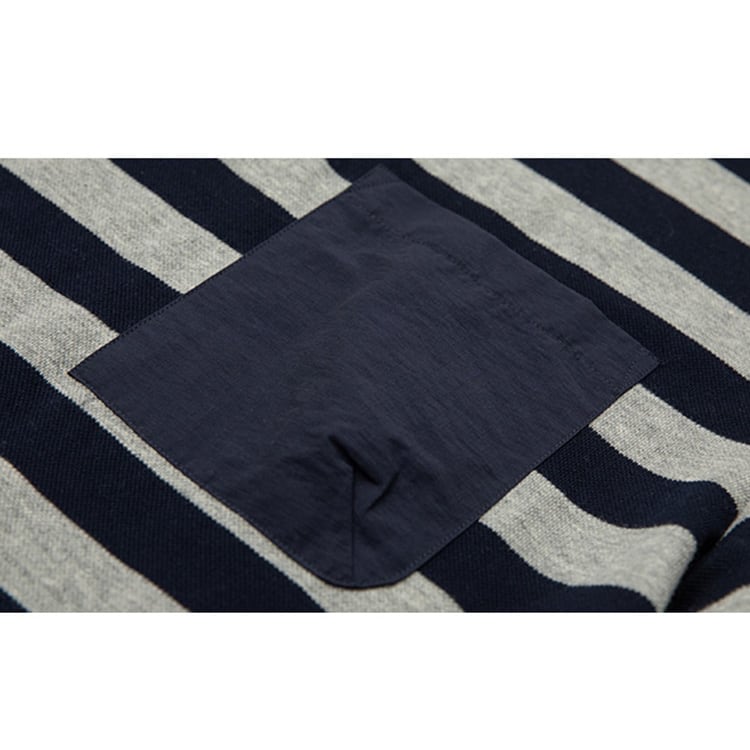 ★RETRO STRIPED POLO SHIRT　　　A0477