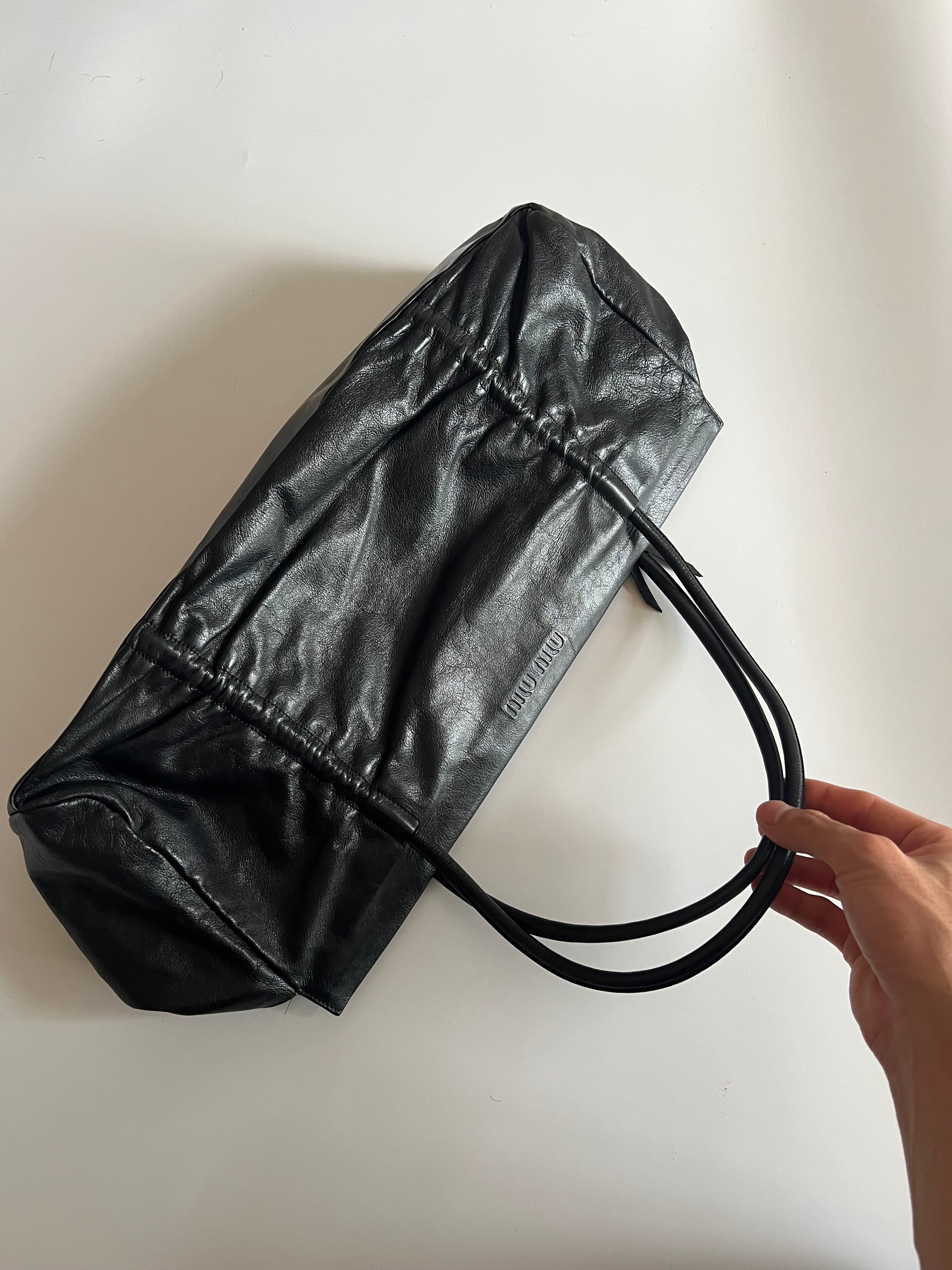 FW1999 MIU MIU LEATHER HAND BAG | triptraproll