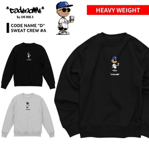 CODENAME "Gold Hair" Print Crew #A (Black/Ash Gray)