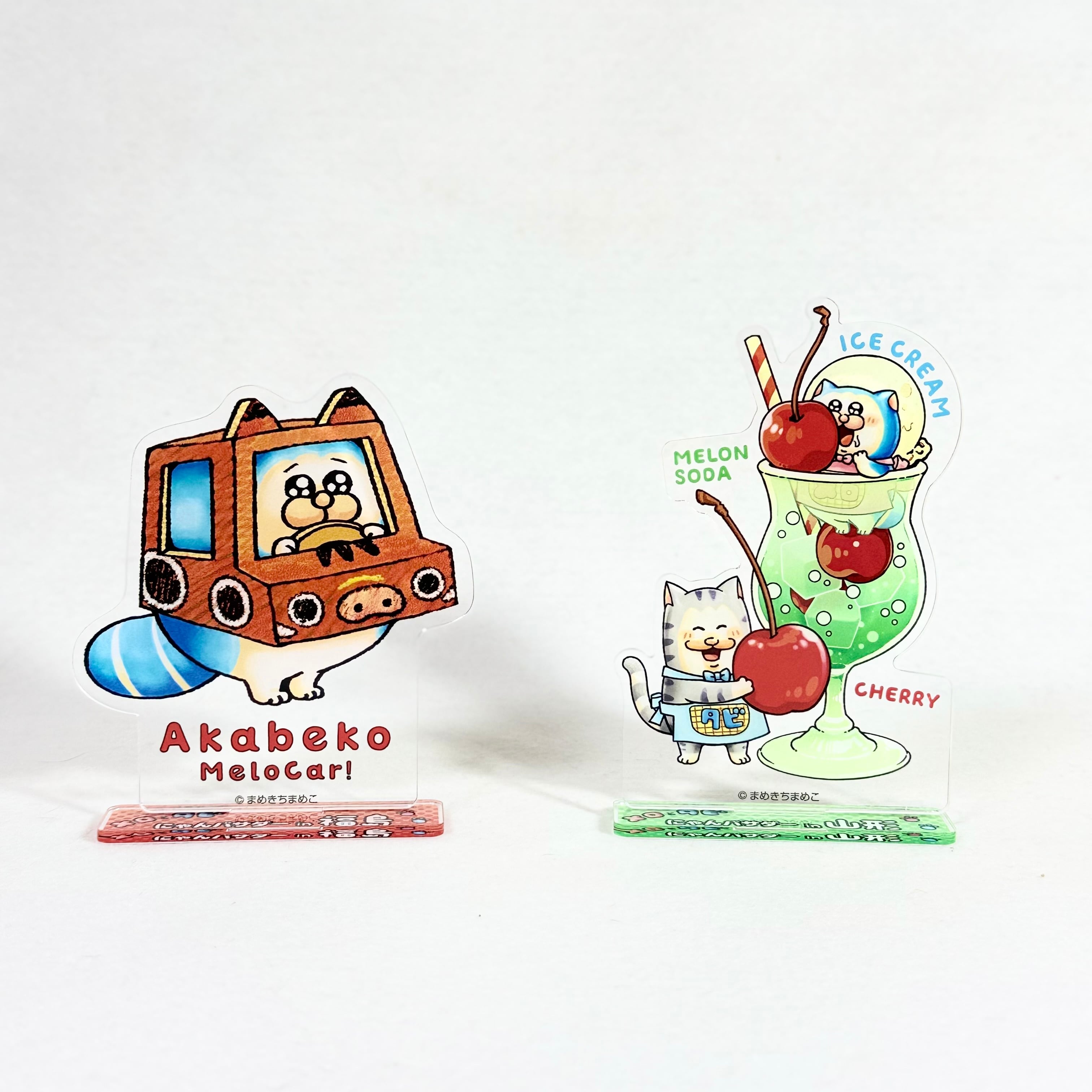 メロとタビ福島 赤べこ アクリルパネルスタンド | TORCH-Online Shop-