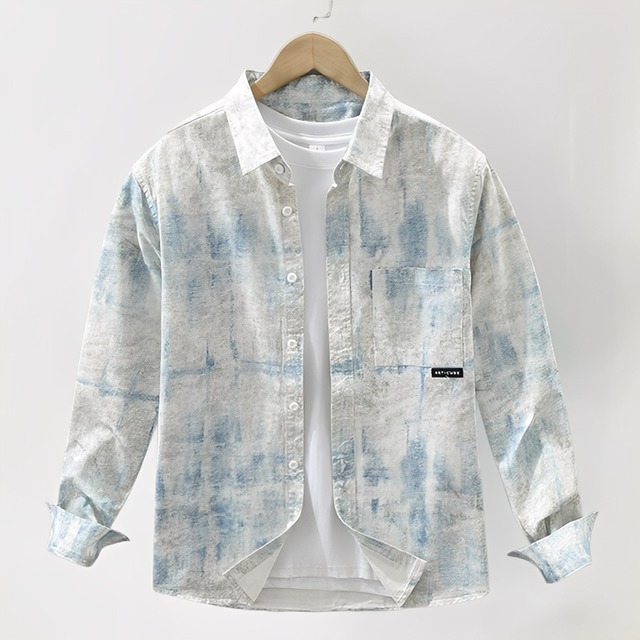 カジュアルフェードグラデーションシャツ 1834