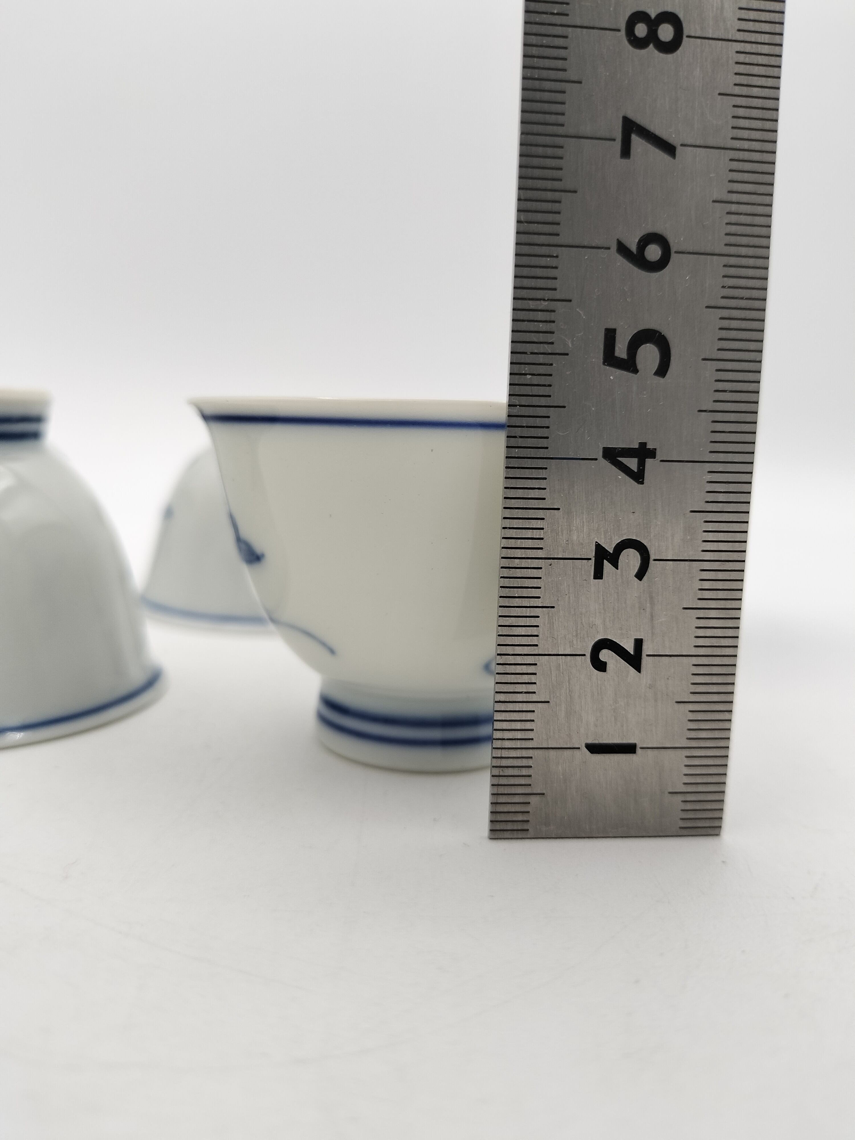 出物】煎茶 茶碗 5客セット 青ラン絵 山幸作 a954 | 有限会社いとお