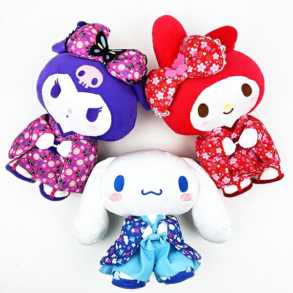 サンリオ マイメロディ 桜着物 M ぬいぐるみ レッド | キャラクター