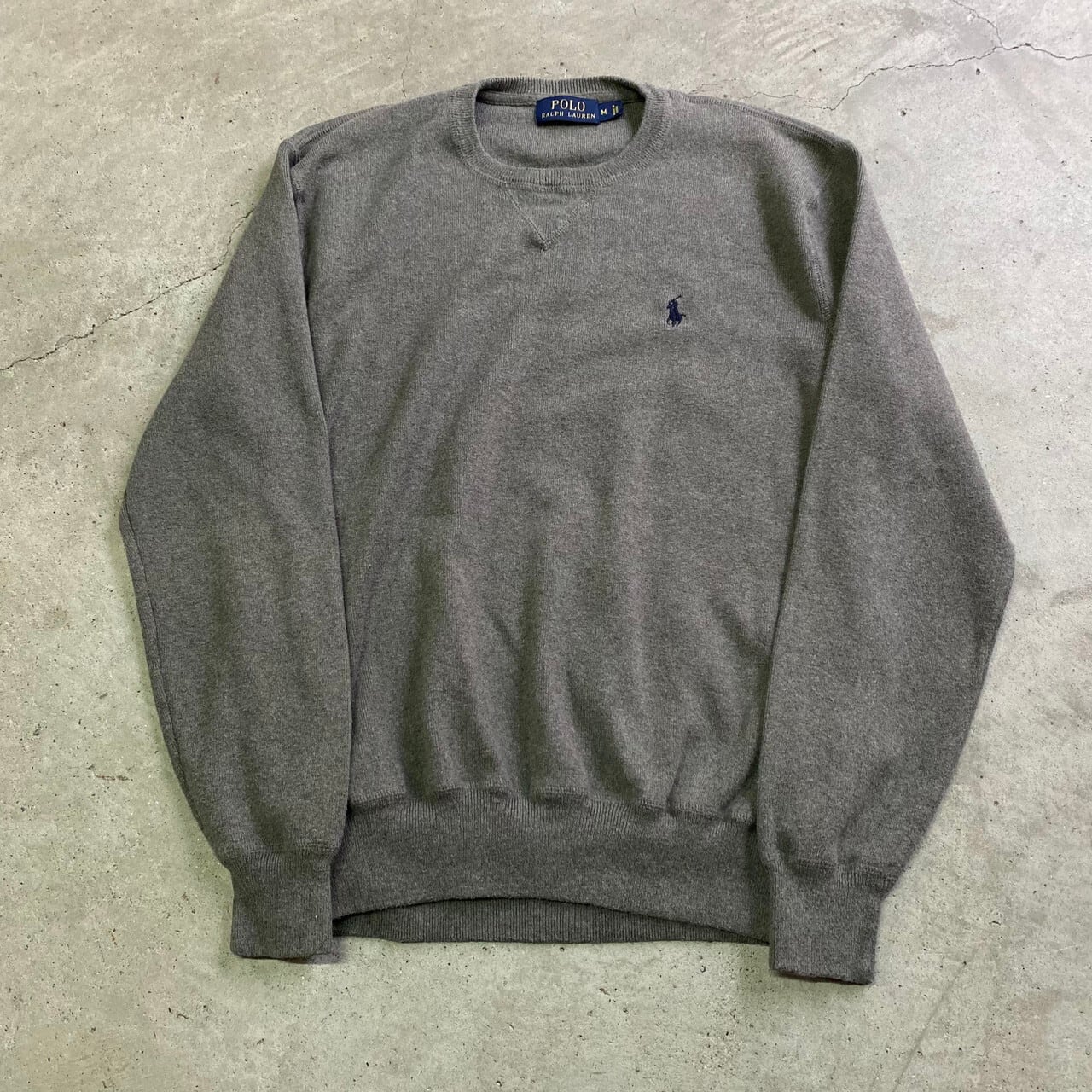 Polo By Ralph Lauren ポロ ラルフローレン Vネック ピマコットンニットセーター メンズl 古着 オフホワイト 白色 ワンポイントロゴ刺 薄手 ニットセーター Cs2211 50 Cave 古着屋 公式 古着通販サイト Powered By Base ポロ ラルフローレン ニット セーター V