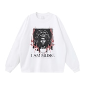 VINTAGE ストリート I AM MUSIC Tシャツ T2057
