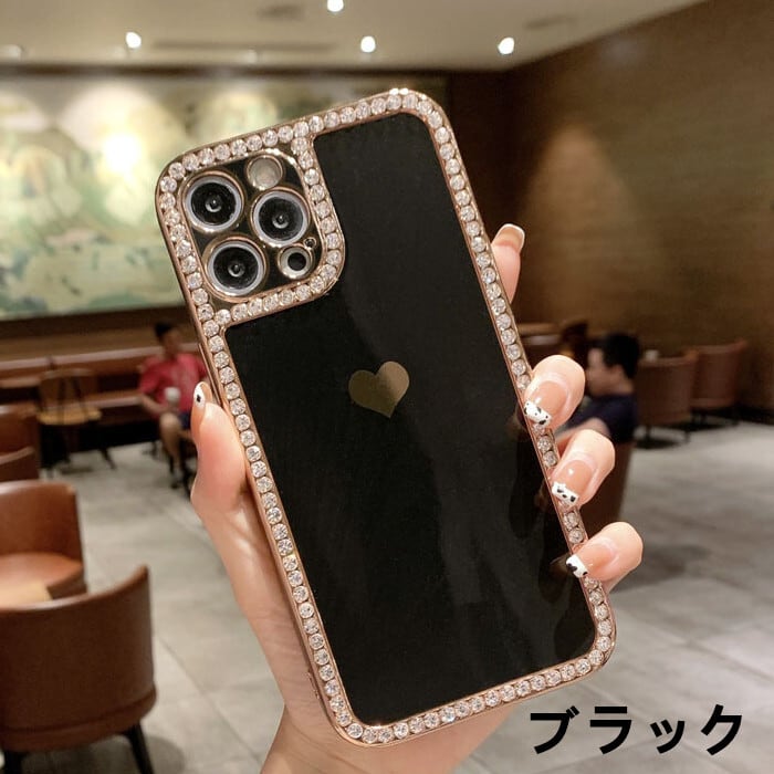 送料無料♡ iPhoneケース スマホケース ラインストーン オシャレ