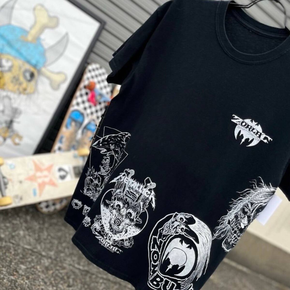 ZORLAC Pushead graphics ゾーラック Tシャツ 半袖 グラフィック 