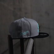 【gifthat別注】NEW ERA 950/9FIFTY ロサンゼルス・ドジャース シティコネクトGRAY SEAGLASS