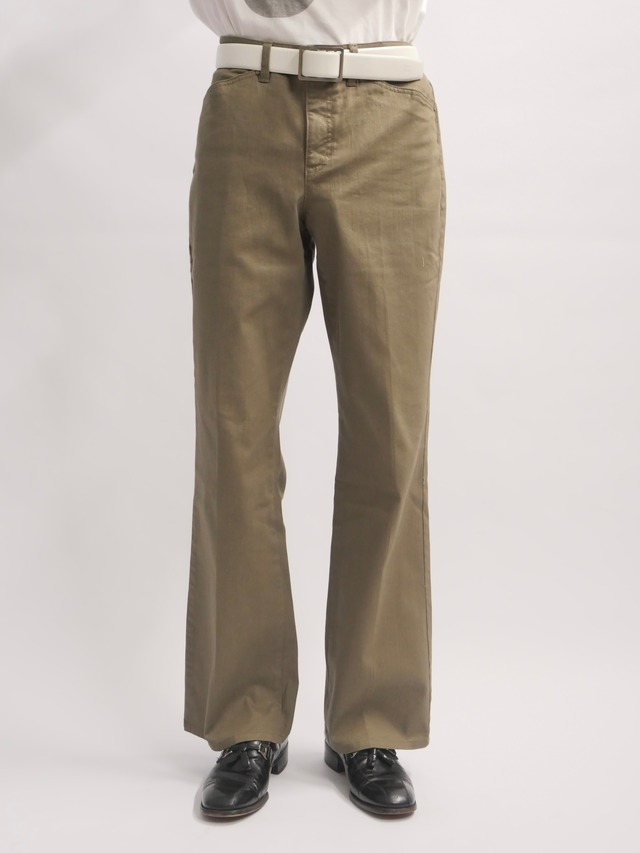 coating wide straight pants