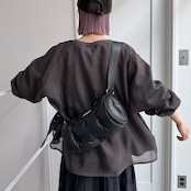 レイヤーオーガンジースウェットPO/チャコール