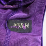 社交ダンス 衣装 スタンダードドレス ドレス ワンピース パーティドレス 紫 ミリオン million パープル系 無地 綺麗 おしゃれ フォーマル ダンス衣装 発表会 レディース