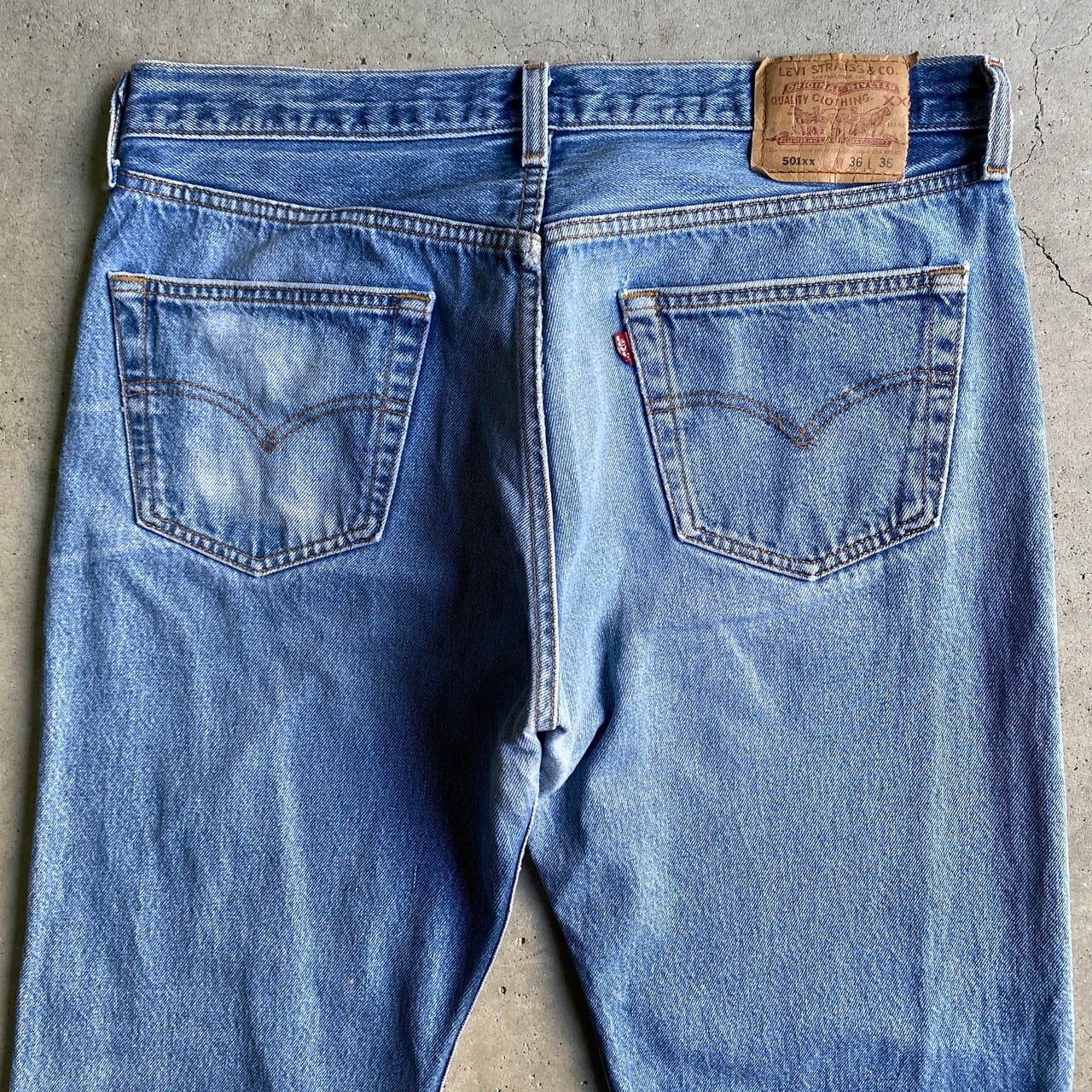 90年代 USA製 Levi's リーバイス 501 ストレート クラッシュ デニム