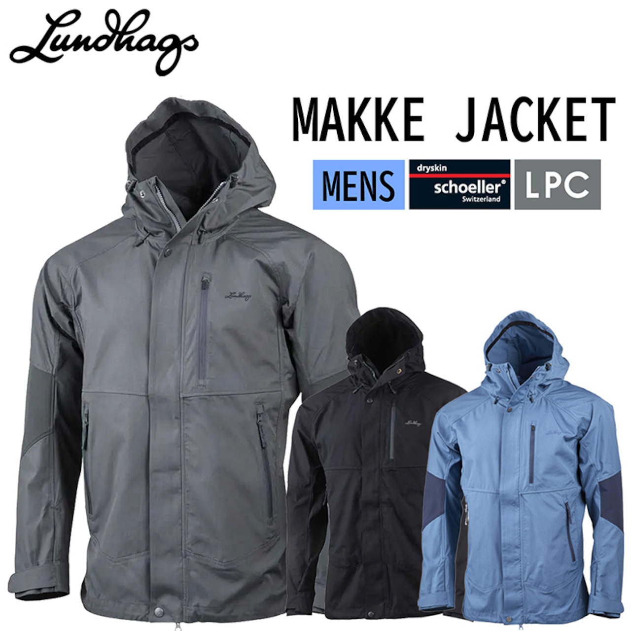 Lundhags ルンドハグス MAKKE ジャケット トレッキング ハイキング 登山  透湿性 ストレッチ サステナブル