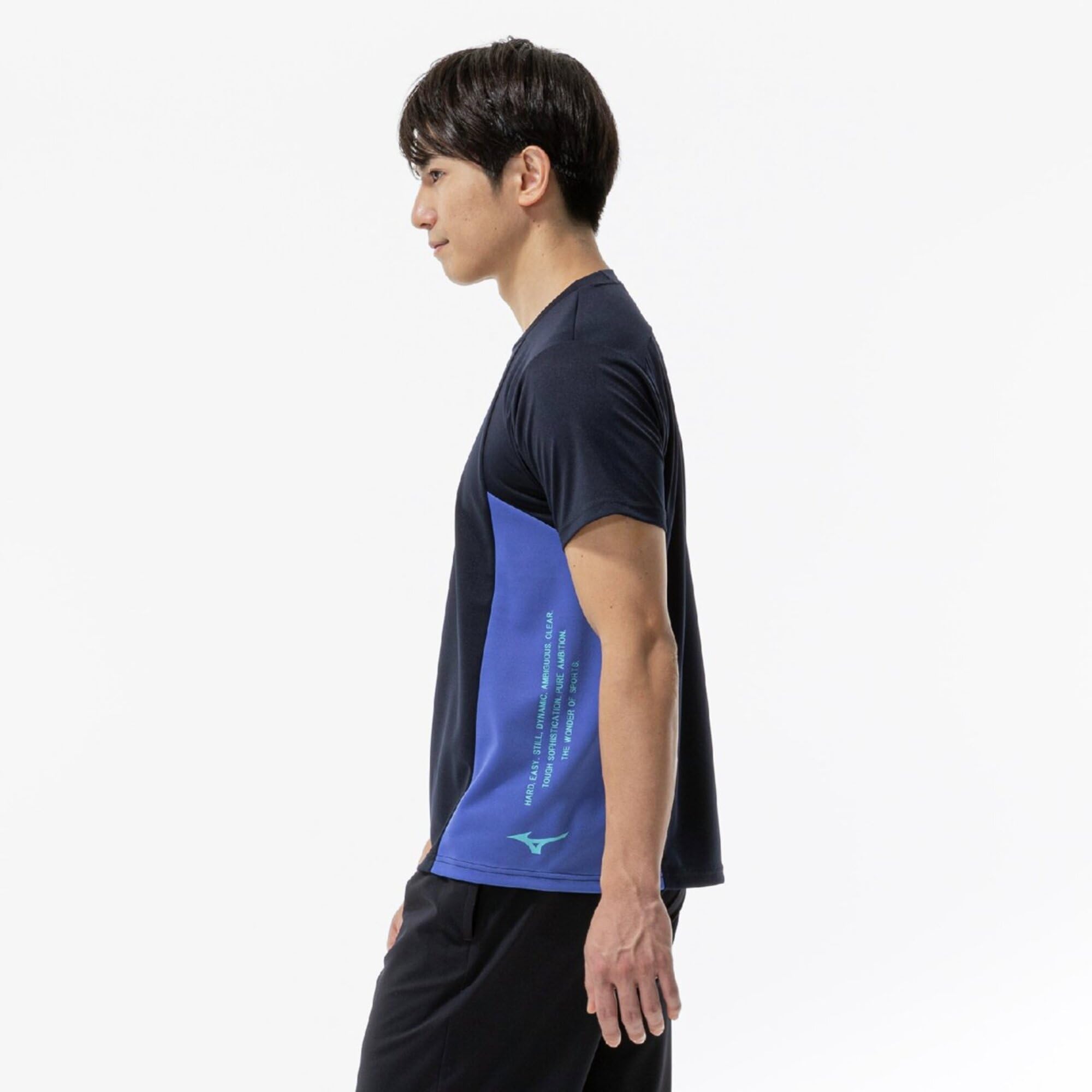 トレーニングウェア3点セットXO(2XL)メンズ ネイビー ミズノ] トレーニングウェア N-XT PureHyperTシャツ 吸汗速乾 UVカット