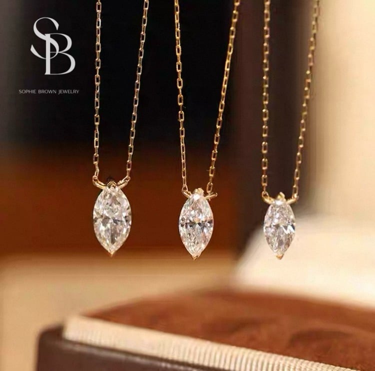 ラボグロウンダイヤモンド ペアシェイプ 0.5/0.7/1ct 18金 ゴージャス