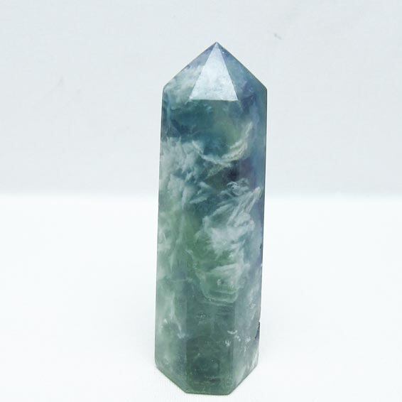 エンジェルフェザー フローライト 六角柱 一点物 152-3301