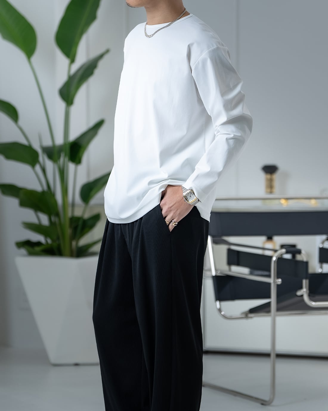長袖　白　羽織 ケックスター男子白衣ダブル診察衣長袖[ナガイレーベン製品] KEX-5100