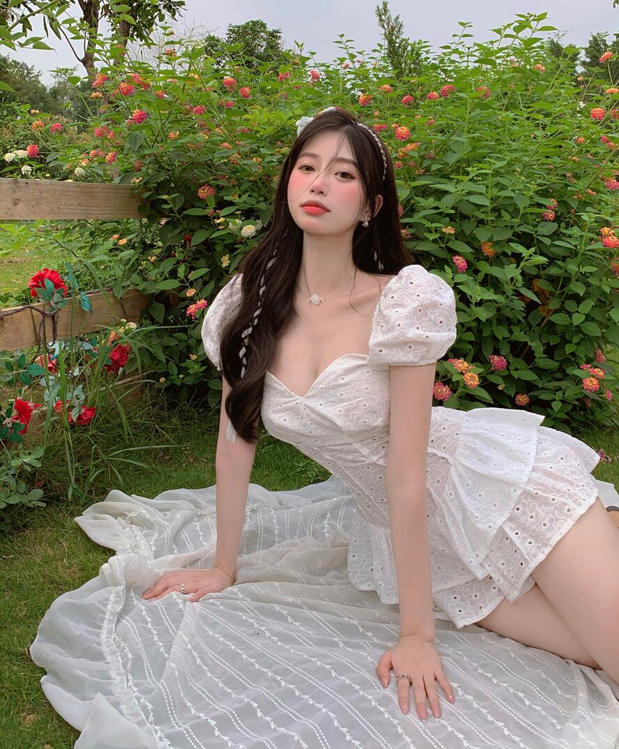 スタイルスリーブドレス サマーショートスカート スリムウェスト 夏物 ブラックストロベリース30519951677