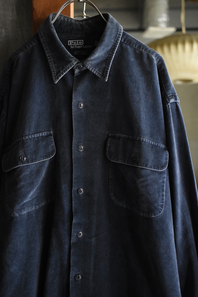 OK/90's "polo by Ralph Lauren" 〜BENFORD〜 velour shirt