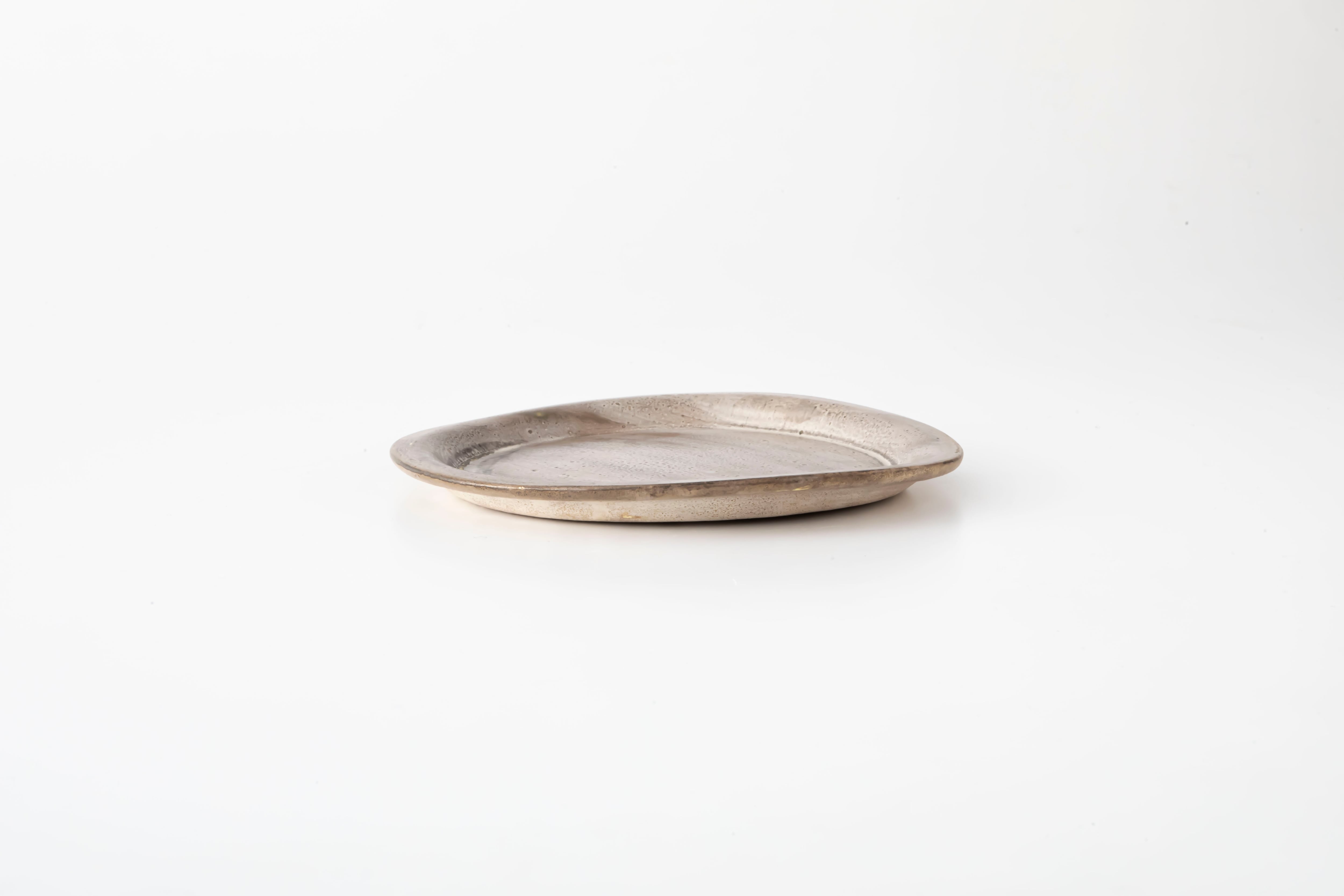 銀彩リム皿：S (21-A) / 十場 あすか | Community Store TO SEE