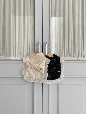 [予約] Big Ribbon Dot Belloa Poncho