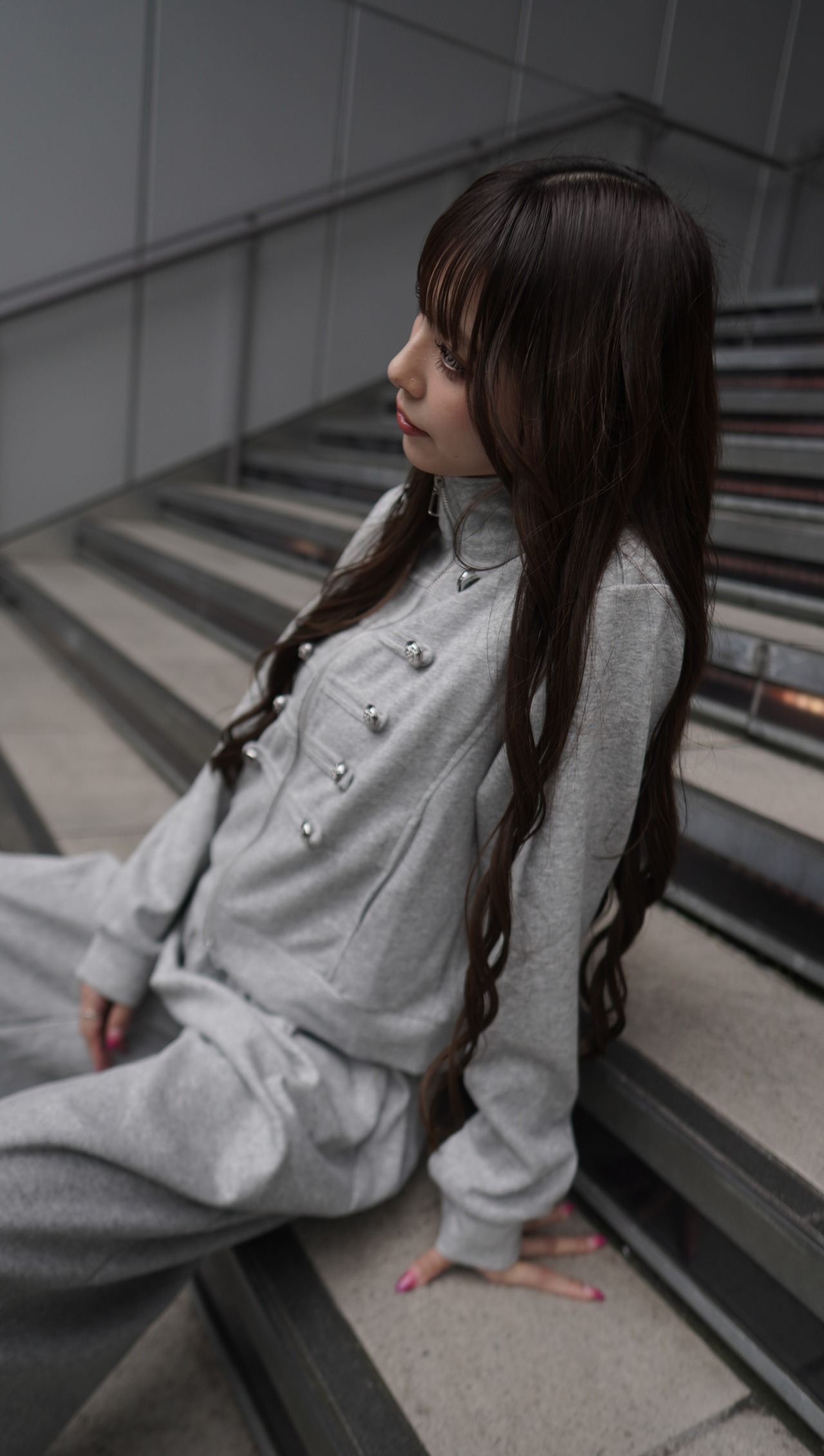 Napoleon sweat setup／gray