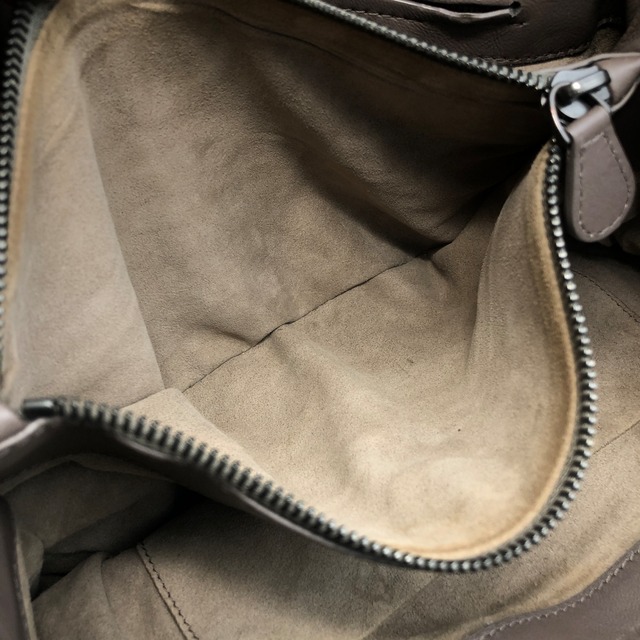 Bottega Veneta ボッテガ・ヴェネタ トートバッグ ブラウン レザー イントレチャート チェーン vintage ヴィンテージ オールド bt5nbz