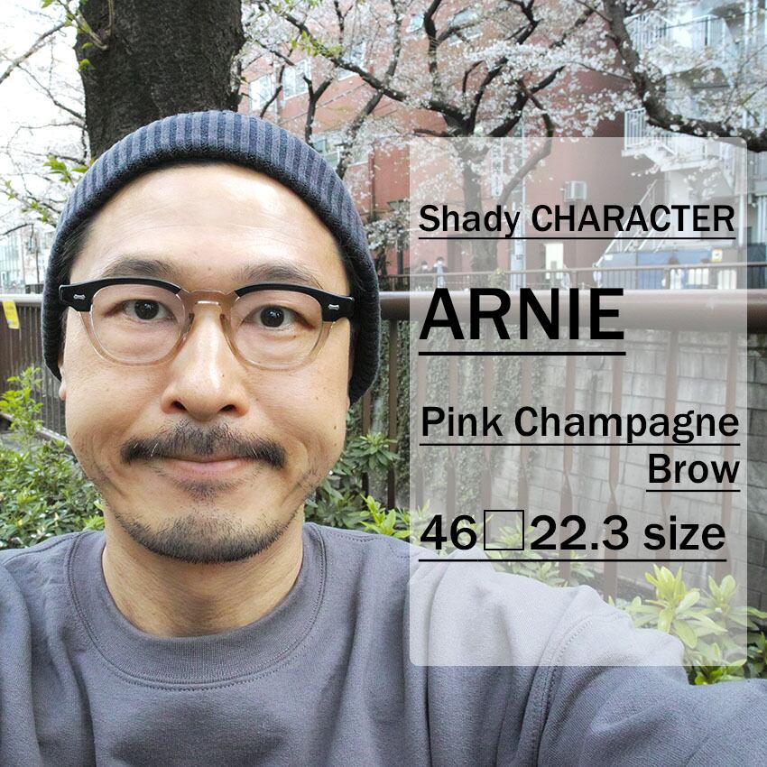 Shady CHARACTER / ARNIE / Pink Champagne Brow ピンクシャンパン