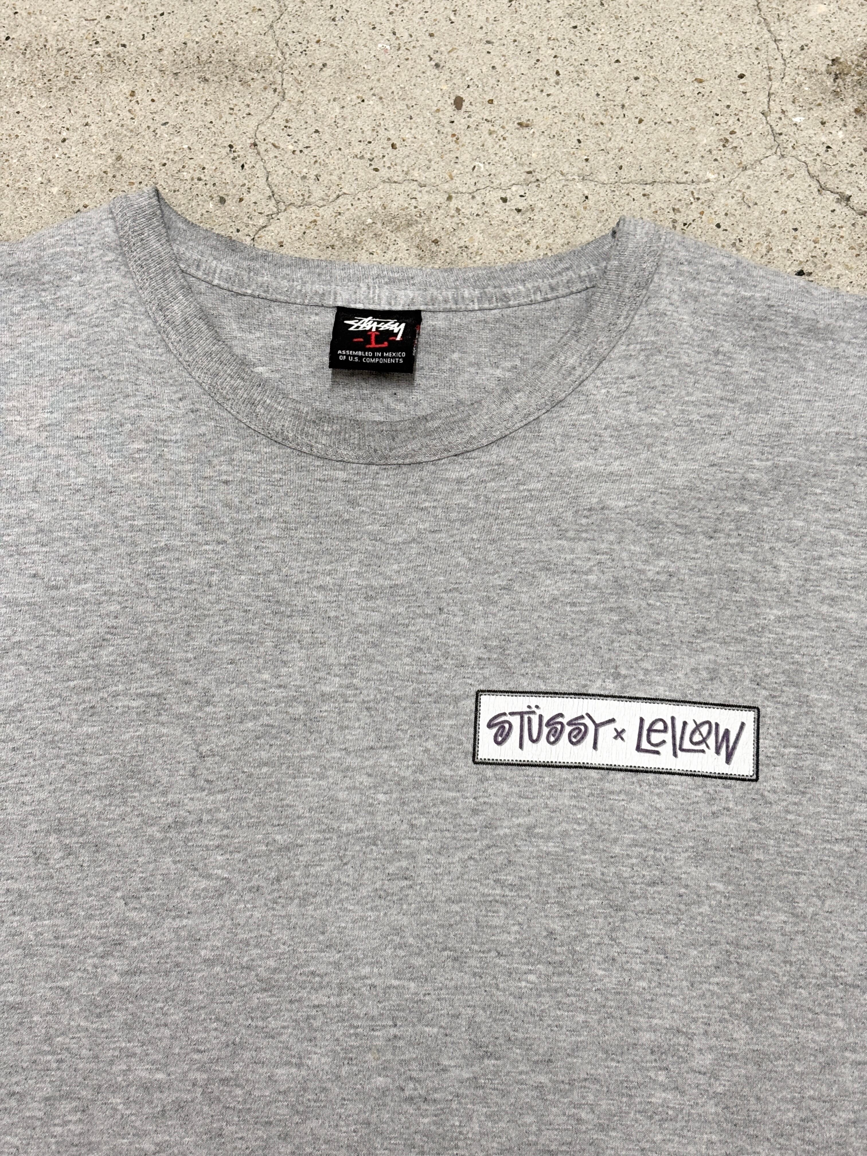 ハワイ限定 stussy Leilow コラボ 4周年 tシャツ ホワイト M ハワイ限定 stussy Leilow コラボ 4周年 tシャツ ホワイト M