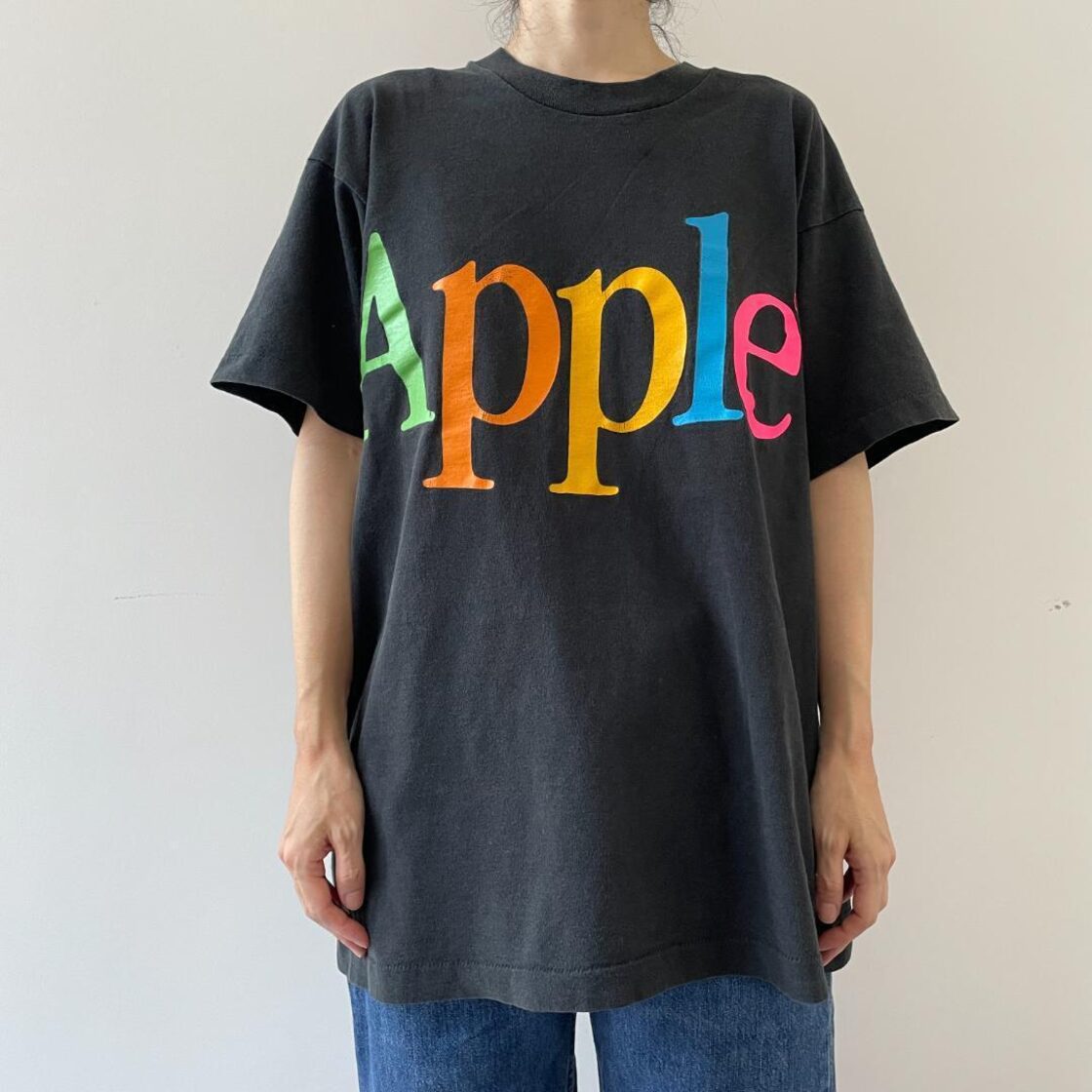 GF434 Tシャツ アップル Apple 企業T アドT マック ロゴ L | Pay ID