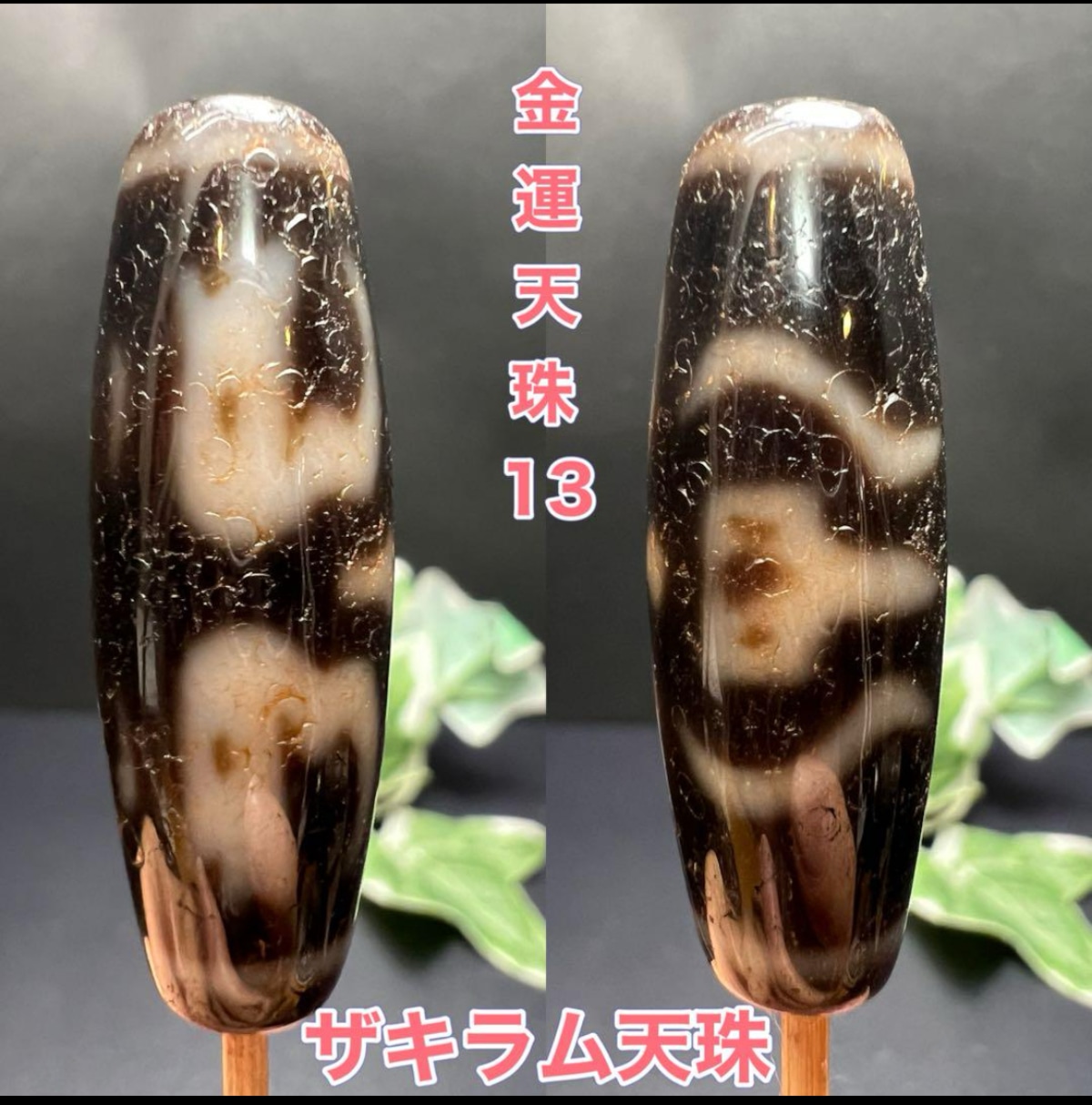 ザキラム天珠 女性の財神様 高品質老礦 金運招来 富貴蓄財 円満功德13 