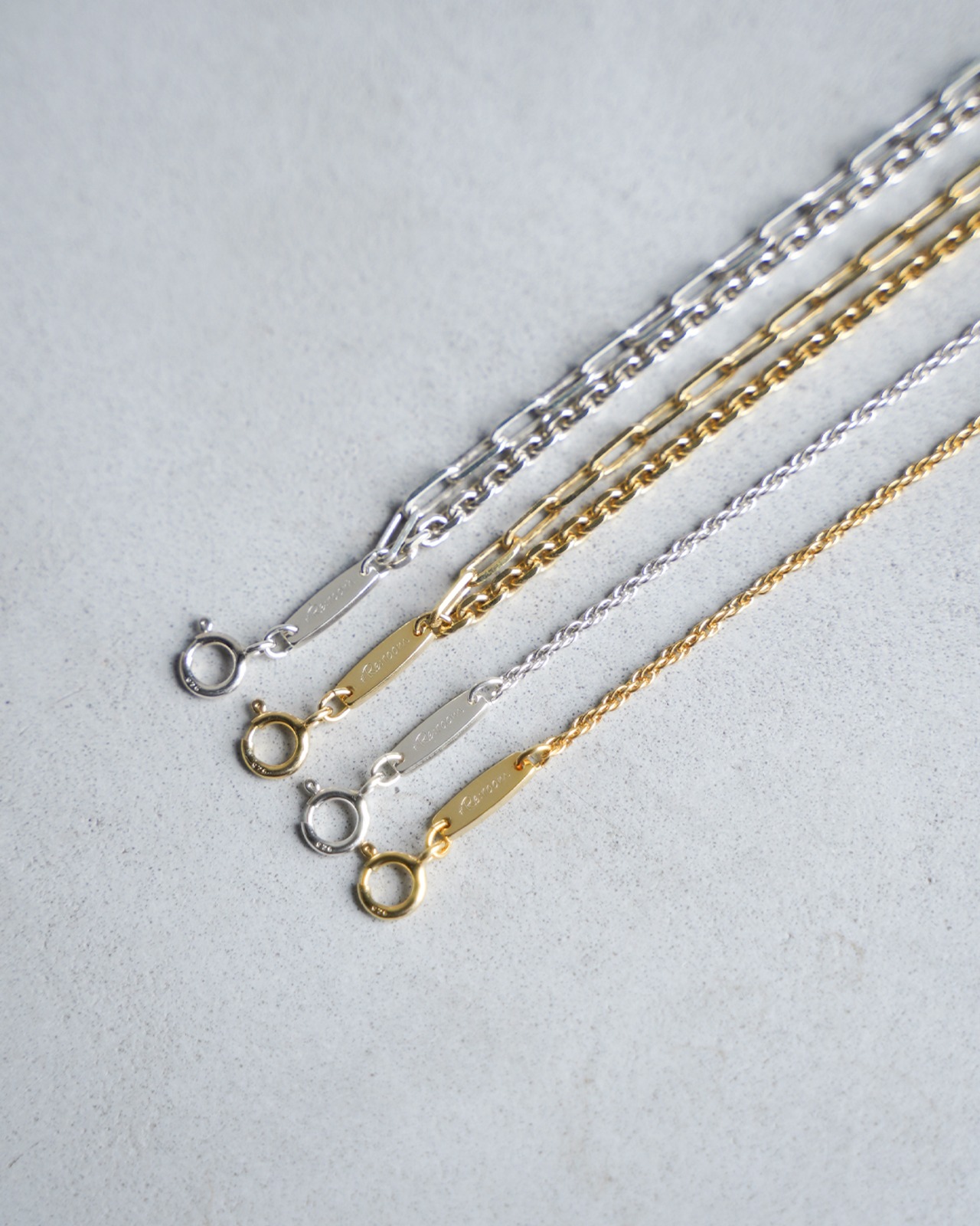 【#Re:room】W CHAIN BRACELET［REA243］