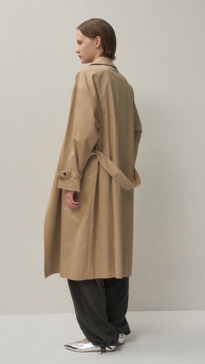 aton WEST POINT OVERSIZED TRENCH COAT