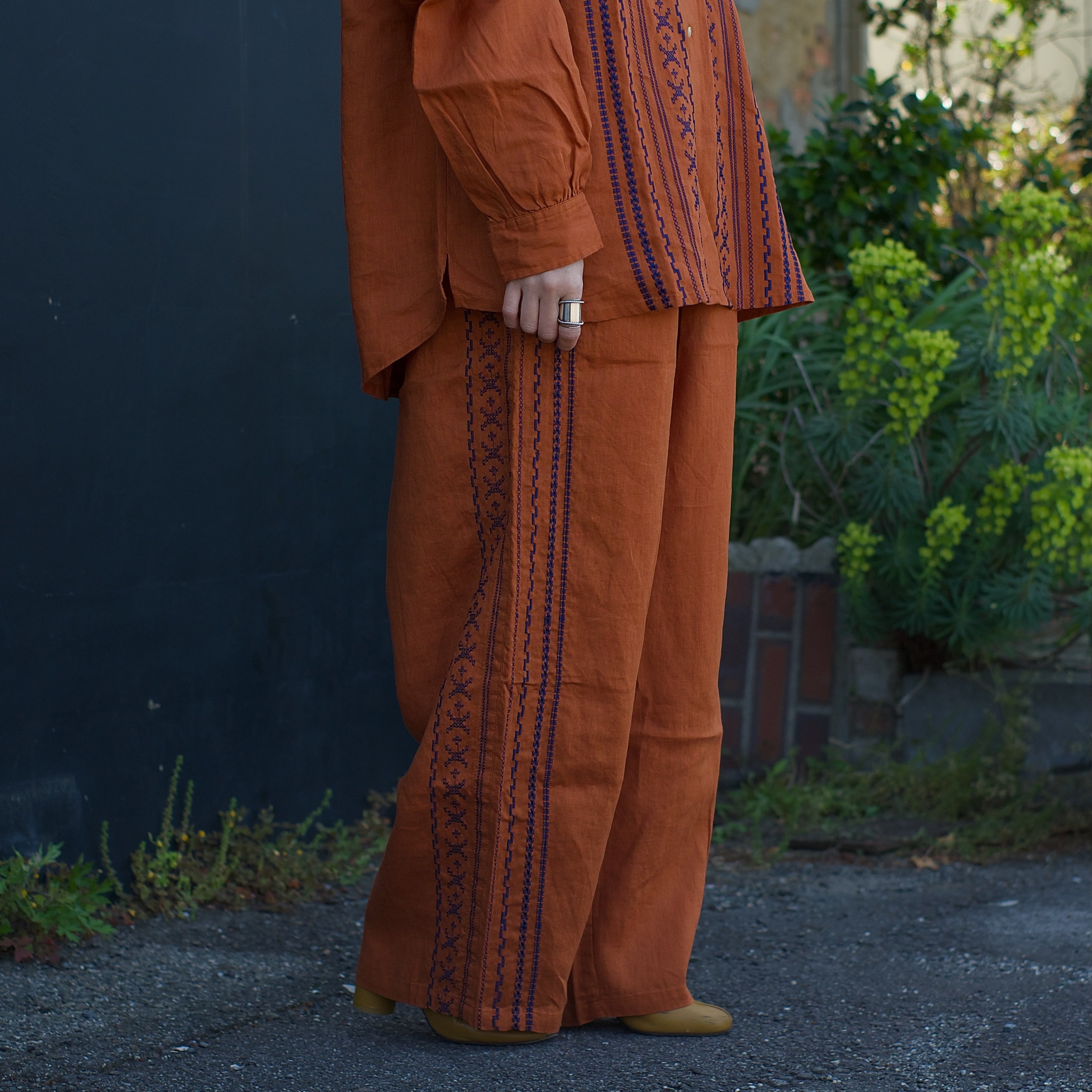 Universal Style Wear】cuba pants (orange brown) dros dro