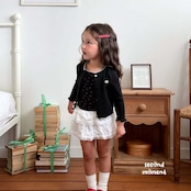 韓国子供服 / 26Autumn / 〖取寄〗second moment / チェリーカーディガンセット / キッズ服 / 女子服 *XS~JL*