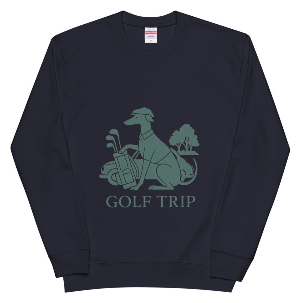 GOLF TRIP！ ユニセックス クルーネック 裏毛スウェット A0218