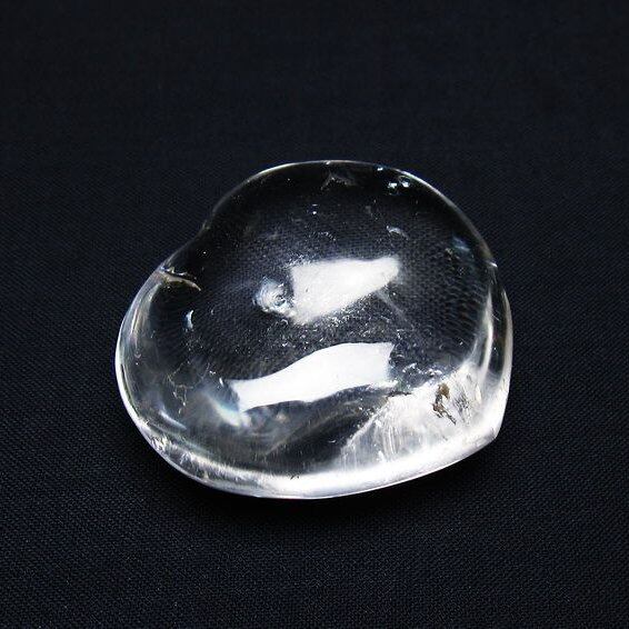 水晶 ハート置物 一点物 145-1598