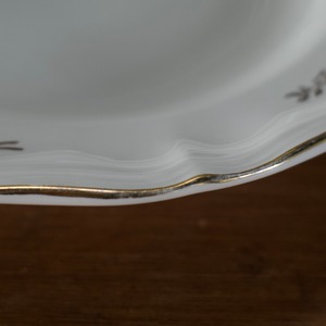 SARREGUEMINES  Plate / サルグミンヌ スープ プレート【A】〈 フランス食器・皿・花リム・フランスアンティーク・アンティークプレート・ブロカント・ヴィンテージ 〉113088