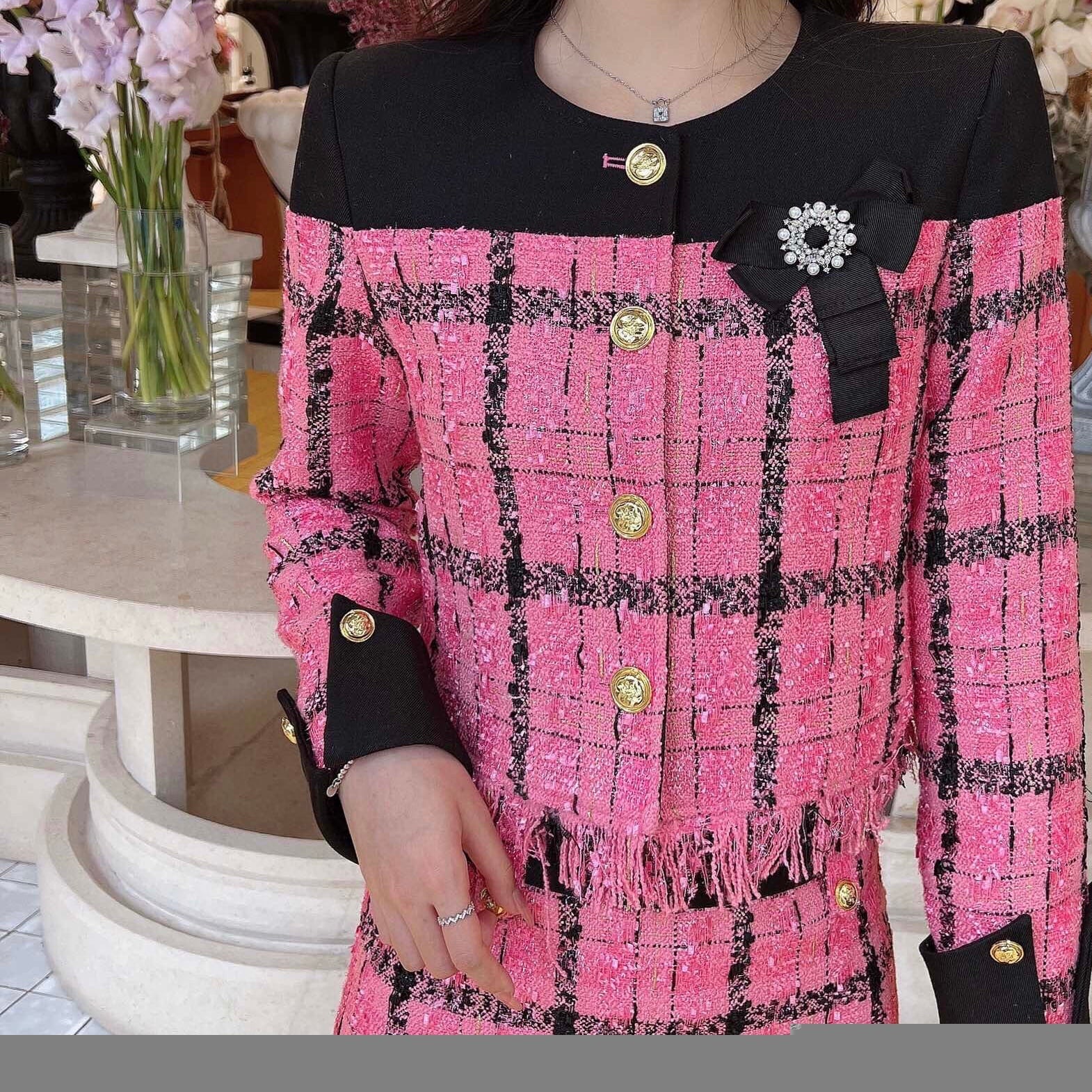 セットアップ】ワンピース ピンク ドレス コート パーティー 発表会