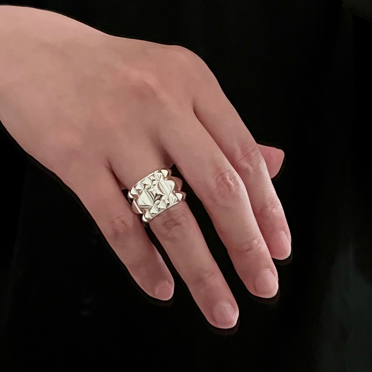 HERMES Espionne Ring GM Sterling Silver 54 | エルメス エスピオンヌ