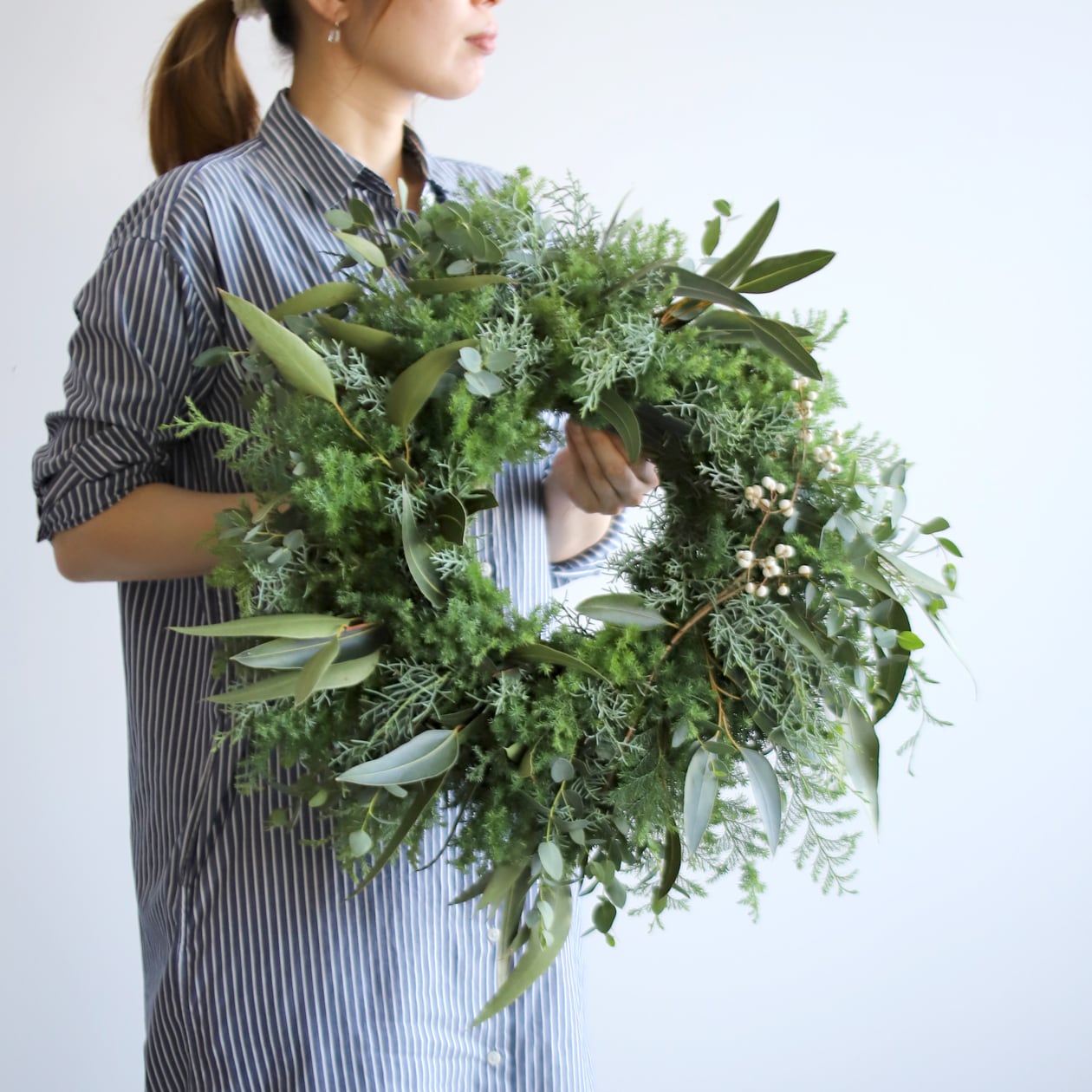 世界に一つだけ✨フラワーリースフレーム✨ 名入れ可｜ドライフラワーフォトフレームリース＊ピンク フォト