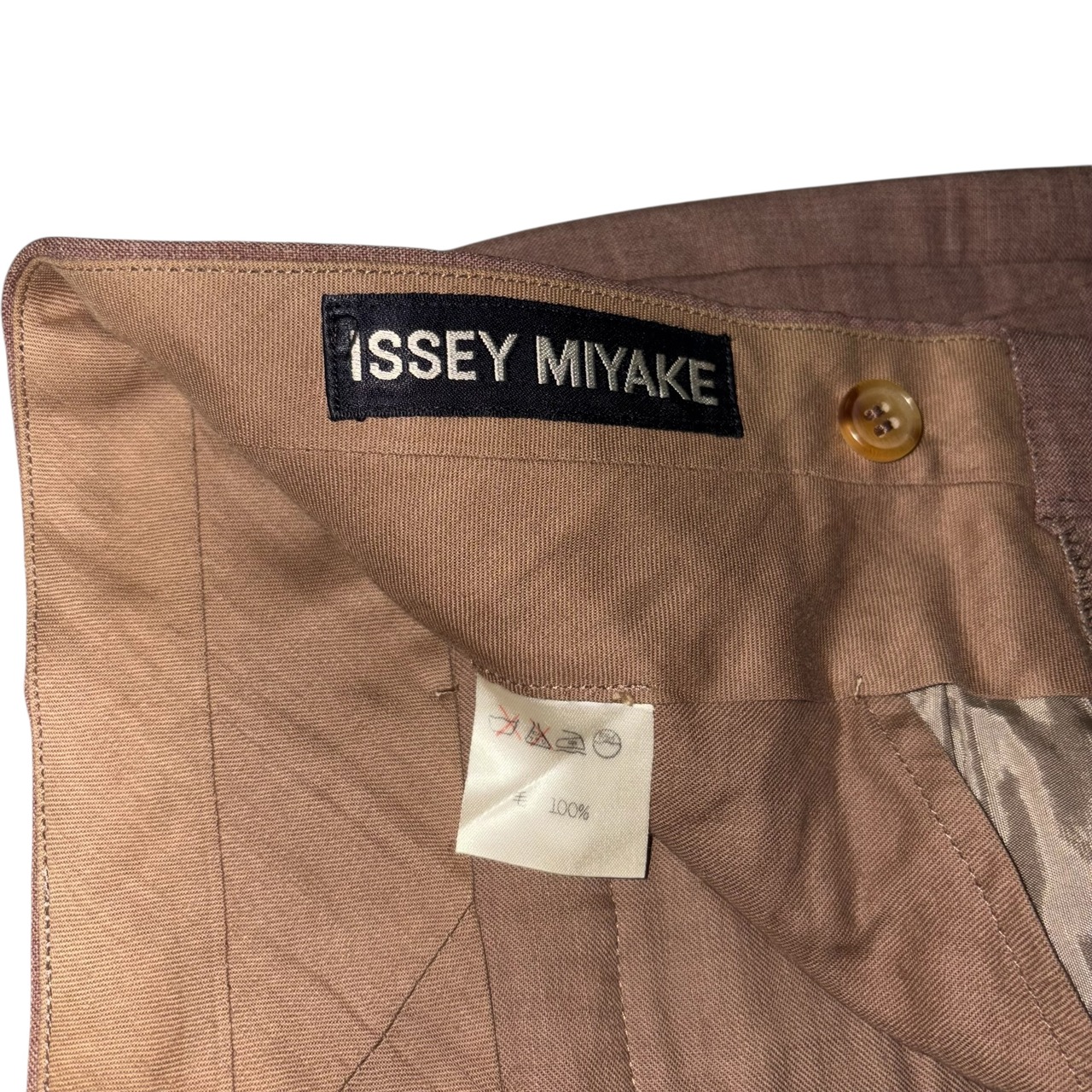 archive 1980’s ISSEY MIYAKE short length no collar jacket set-up suits