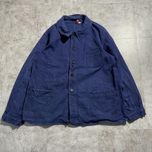 50s LIVRADOR 刺繍タグ コットンツイル フレンチワークジャケット