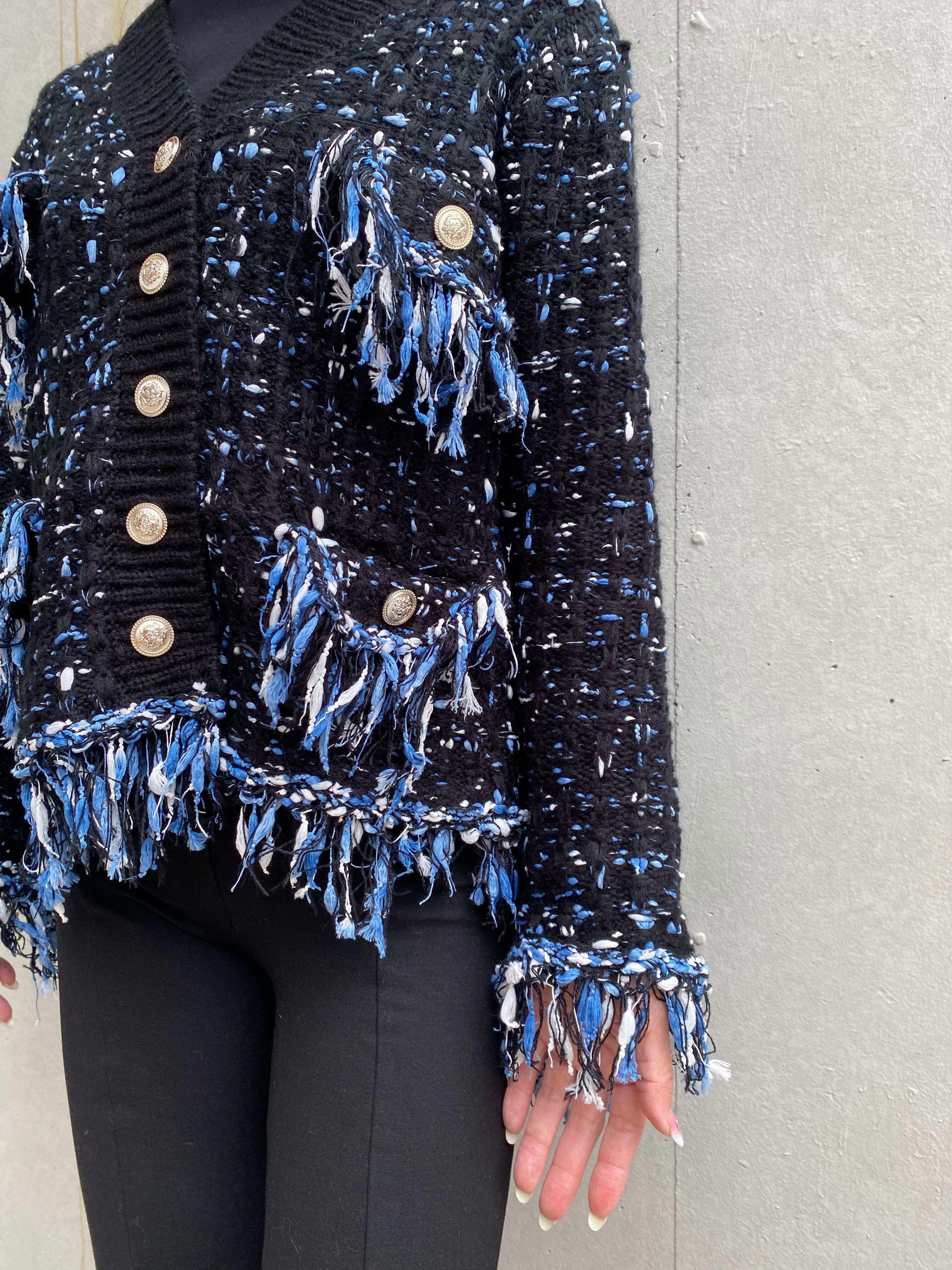 BELINDA ベリンダ　ニットジャケット　黒 即購入OK】ベリンダ BELINDA ダウンニットジャケット ブラック