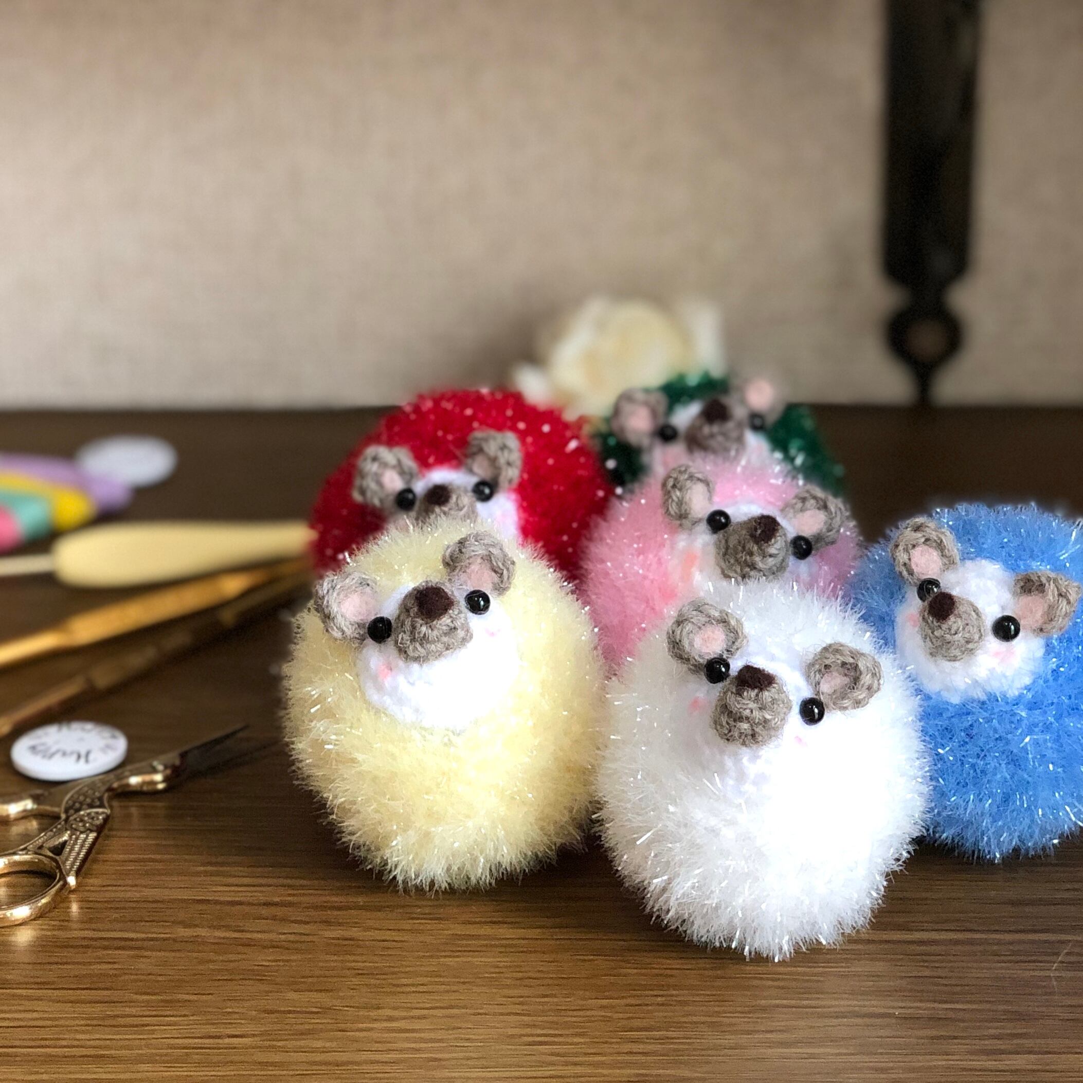 『きりのなかのはりねずみクッション ぬいぐるみ(はりねずみ)』 Cube-Works_Works