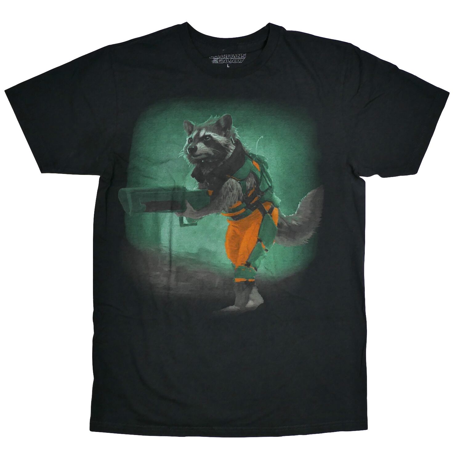 USED【L】Movie Guardians of the Galaxy Rocket Raccoon Tee / ©Marvel