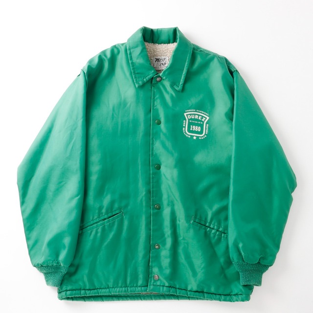 【希少】80s special vintage jacket blouson made in USA  big size "WEST WIND" DUREZ／  80年代 ヴィンテージ ジャケット ブルゾン サイズL USA製  グリーン  裏地ボア ミントコンディション