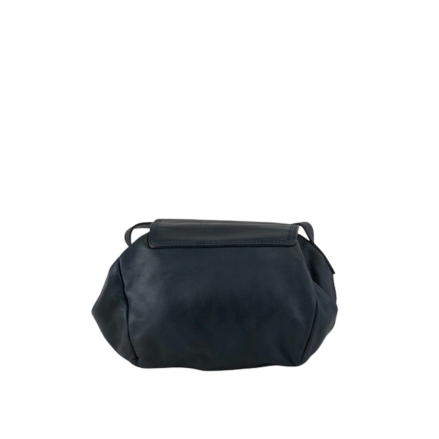 LOEWE ロエベ ショルダーバッグ ネイビー ロゴ ナッパレザー vintage ヴィンテージ オールド k4pn8w
