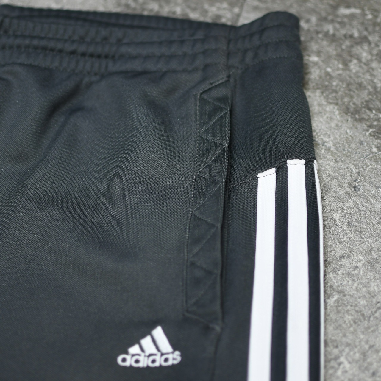 adidas side line wide track pants charcoal gray