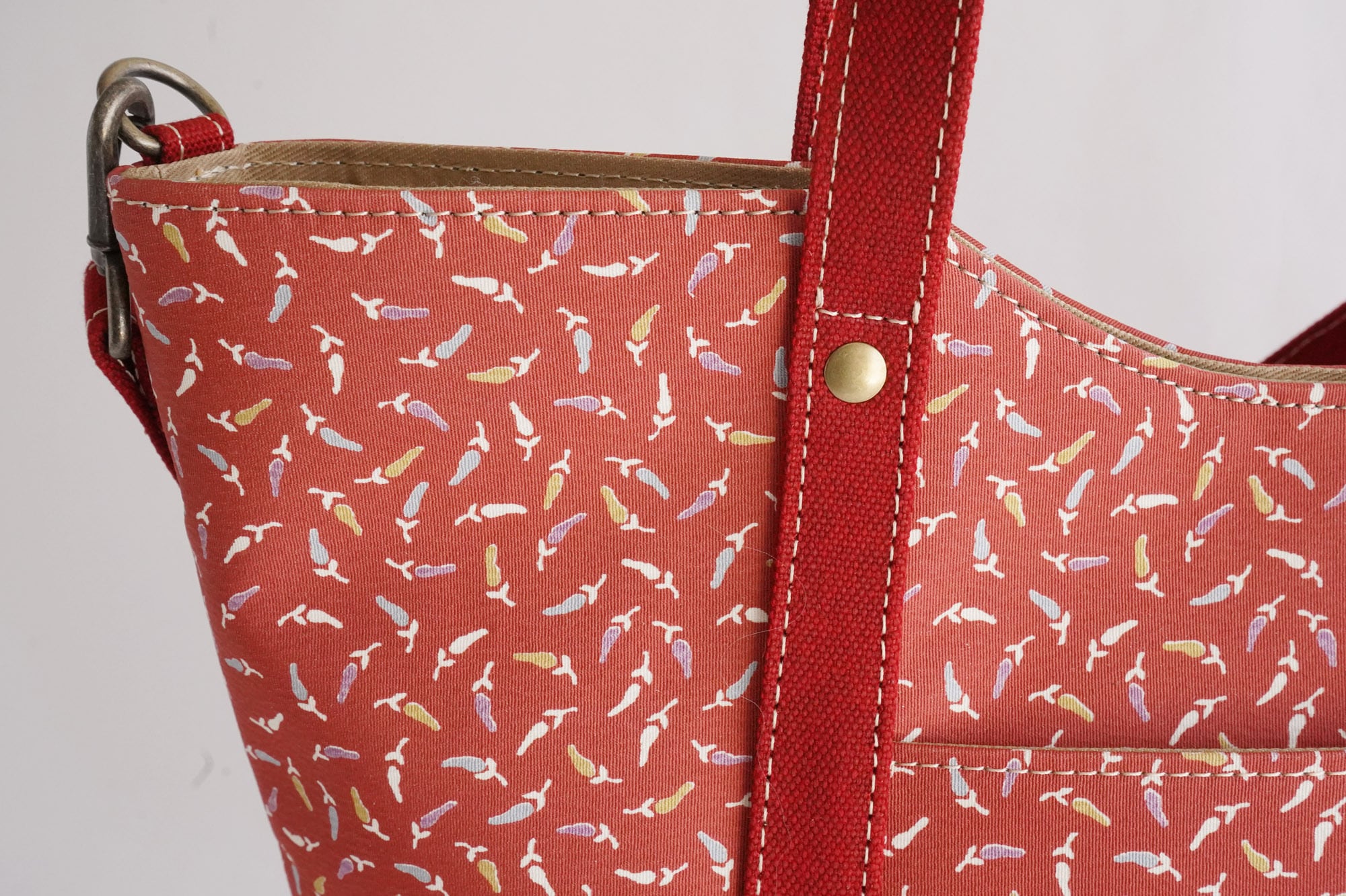 トートバッグ【ループ】NO.223 | ZIZZ：着物と革でつくるバッグのお店